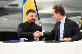 SWEDEN ZELENSKY KRISTERSSON PRESS CONFERENCE