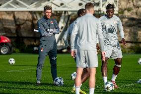 AS Monaco Training Session Held - La Turbie
