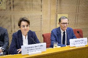 Laurence de Cars At Hearing After Robbery at the Louvre Museum - Paris AJ