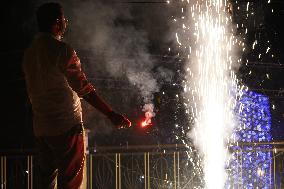 People Celebrate Diwali Festival All Over India