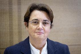 Laurence de Cars At Hearing After Robbery at the Louvre Museum - Paris AJ