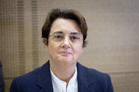 Laurence de Cars At Hearing After Robbery at the Louvre Museum - Paris AJ