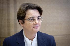 Laurence de Cars At Hearing After Robbery at the Louvre Museum - Paris AJ