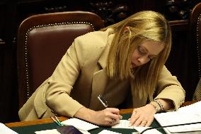 PM Meloni Addresses the Chamber of Deputies - Rome