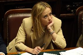PM Meloni Addresses the Chamber of Deputies - Rome