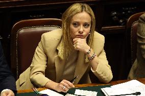 PM Meloni Addresses the Chamber of Deputies - Rome