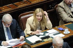 PM Meloni Addresses the Chamber of Deputies - Rome