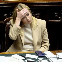 PM Meloni Addresses the Chamber of Deputies - Rome