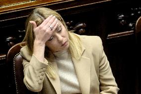 PM Meloni Addresses the Chamber of Deputies - Rome