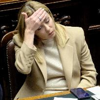 PM Meloni Addresses the Chamber of Deputies - Rome