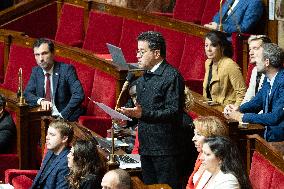 Questions to the government at the National Assembly - Paris