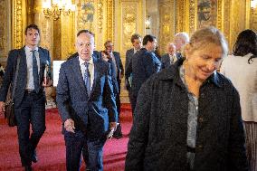 Session of questions to the government at The French Senate - Paris AJ