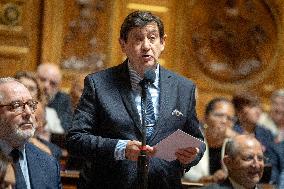 Session of questions to the government at The French Senate - Paris AJ