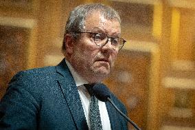 Session of questions to the government at The French Senate - Paris AJ