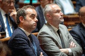 Session of questions to the government at The French Senate - Paris AJ