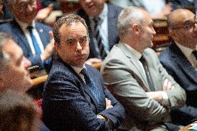 Session of questions to the government at The French Senate - Paris AJ