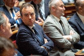 Session of questions to the government at The French Senate - Paris AJ