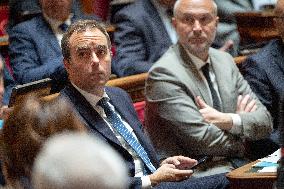 Session of questions to the government at The French Senate - Paris AJ