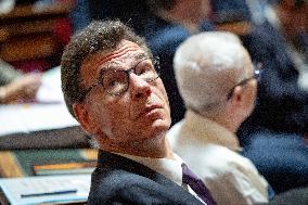 Session of questions to the government at The French Senate - Paris AJ