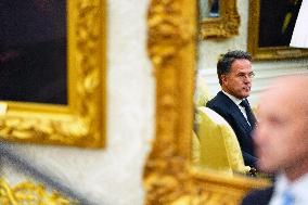 Trump Meets Rutte of NATO in the Oval Office