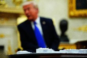 Trump Meets Rutte of NATO in the Oval Office