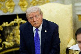 Trump Meets Rutte of NATO in the Oval Office