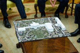 Trump Meets Rutte of NATO in the Oval Office