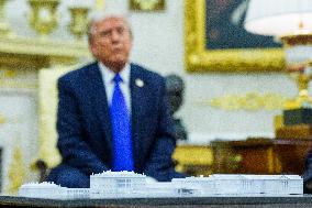 Trump Meets Rutte of NATO in the Oval Office