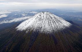 Snowcap on Japan's Mt. Fuji
