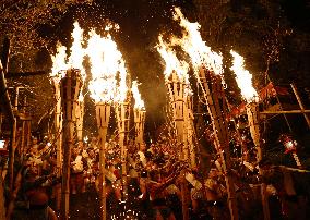 Fire festival in Kyoto