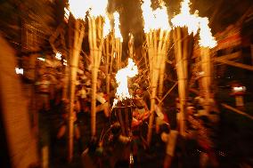 Fire festival in Kyoto