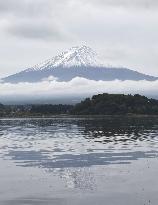 Snowcap on Japan's Mt. Fuji