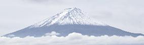 Snowcap on Japan's Mt. Fuji