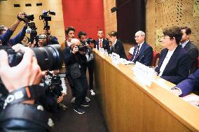 Senat audition de  Laurence des Cars Directrice generale du musee du Louvre apres le cambriolage du siecle