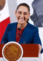 President Claudia Sheinbaum Holds Briefing - Mexico