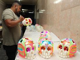 Skull Candy Production For Dia De Muertos - Mexico