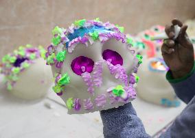 Skull Candy Production For Dia De Muertos - Mexico