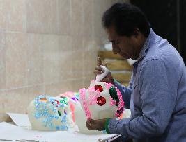 Skull Candy Production For Dia De Muertos - Mexico