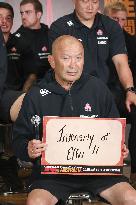 Rugby: Japan head coach Jones
