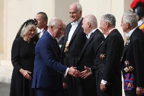 King Charles III And Queen Camilla Vist To Vatican