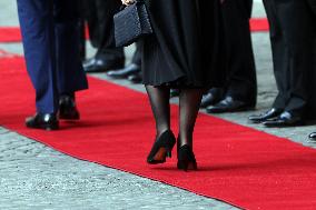 King Charles III And Queen Camilla Vist To Vatican