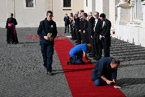 King Charles III and Queen Camilla Visit The Vatican