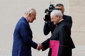 King Charles III and Queen Camilla State Visit To The Vatican