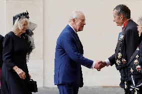 King Charles III and Queen Camilla State Visit To The Vatican