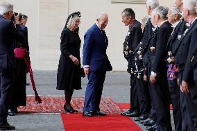 King Charles III and Queen Camilla State Visit To The Vatican