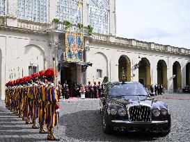 King Charles III and Queen Camilla State Visit To The Vatican