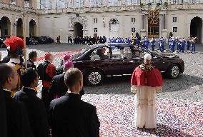 King Charles III and Queen Camilla State Visit To The Vatican