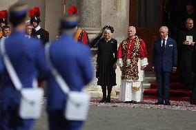 King Charles III And Queen Camilla Vist To Vatican