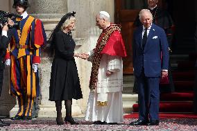 King Charles III And Queen Camilla Vist To Vatican