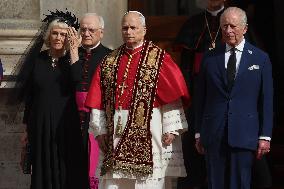 King Charles III And Queen Camilla Vist To Vatican